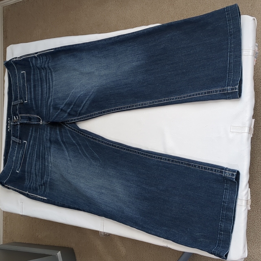 Ariat Women's Straight Leg Jeans - Blue - Picture 3 of 16